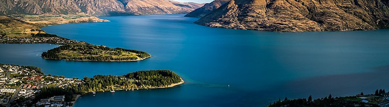 Sunset In Queenstown New Zealand